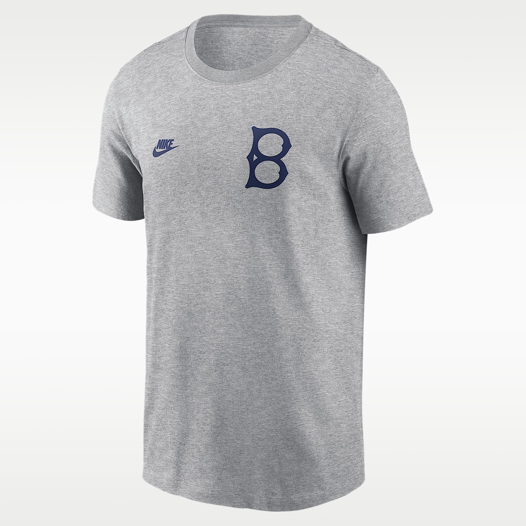 Brooklyn Dodgers Cooperstown 2-Hit Large Logo Men's Nike MLB T